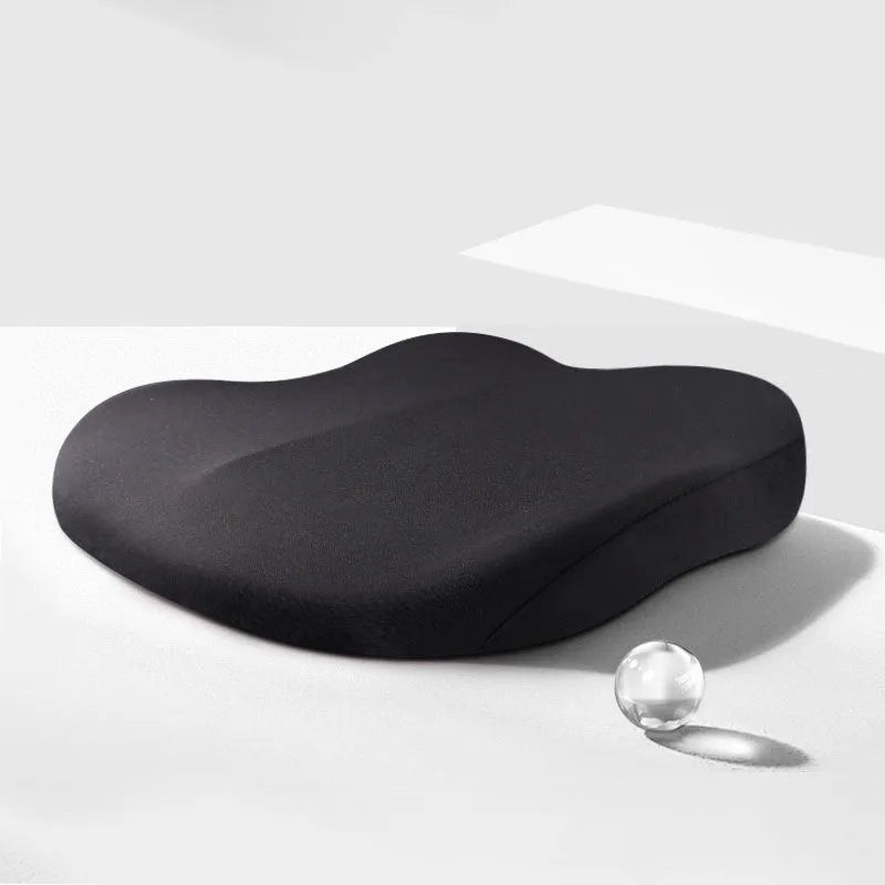 Car seat heightening cushion ice silk material 41x41x10cm size black grey pink colour options