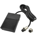 Metal foot pedal switch for welding machine with 1.8m cable and two-pin plug