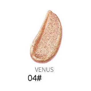 NOVO Stereo Shaping Liquid Eyeshadow 7ml bottle with glitter galaxy water-light finish and four shades
