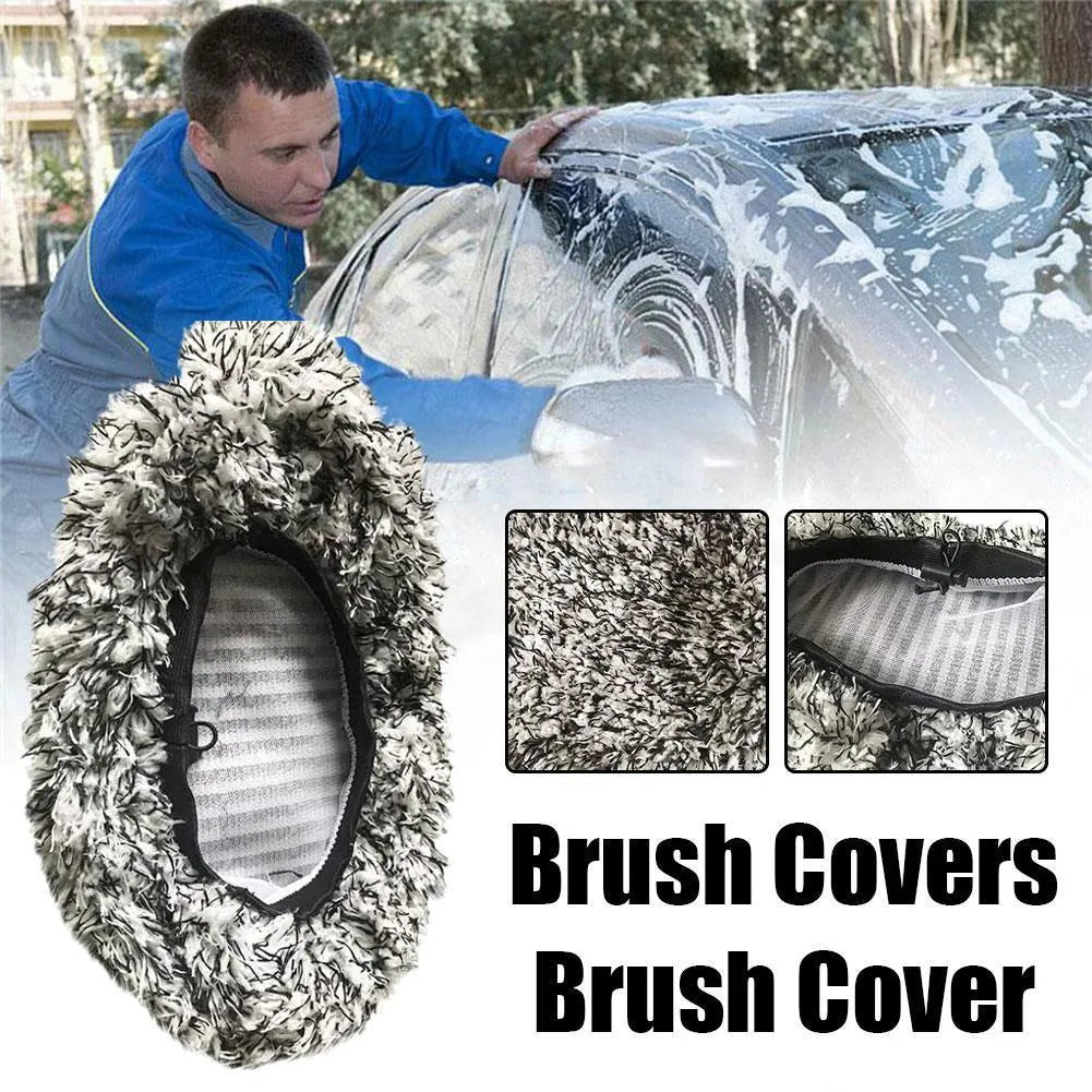 Replacement cloth cover for car long handle brush with China format specifications in four colour options