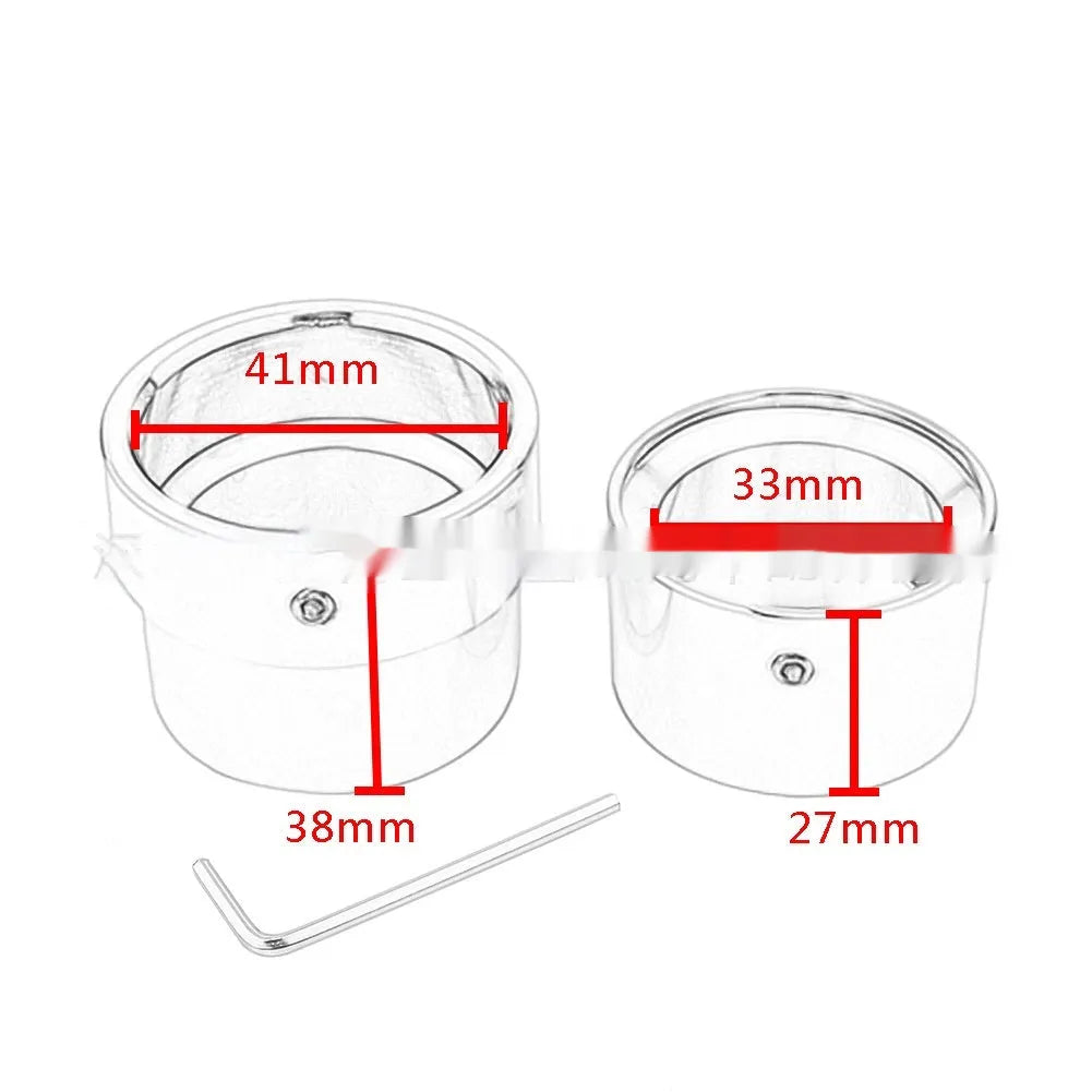 Black CNC aluminium front and rear axle decorative caps for Harley-Davidson motorcycle.