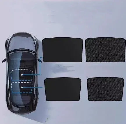 Ice crystal skylight thermal insulation accessories with silver tape material for vehicles