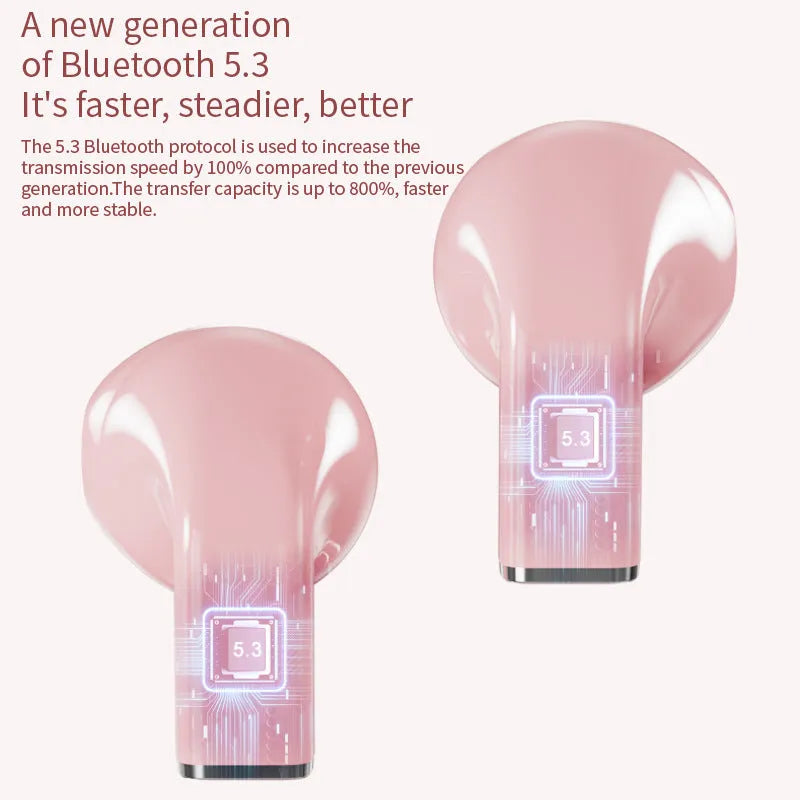 Creative rotatable K520 Bluetooth wireless headset in black, white, and pink colours.