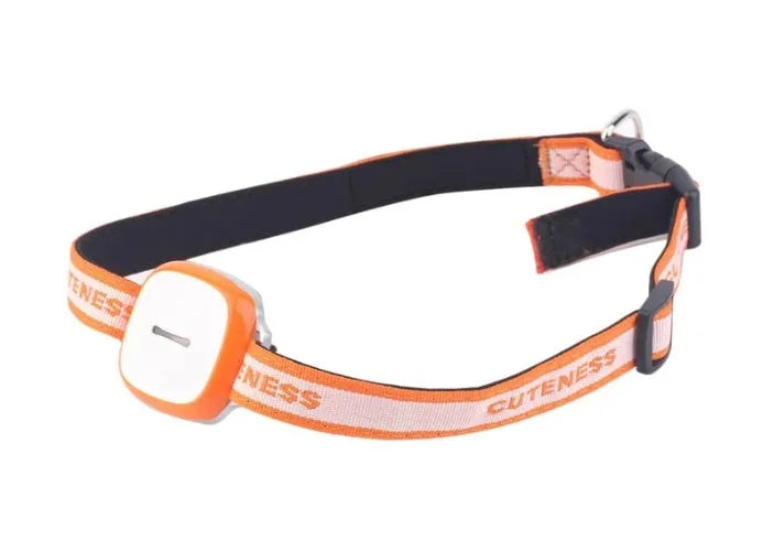 Pet GPS tracker collar locator with IP67 waterproof ABS body, 66x52x44mm, USB charging, blue grey orange