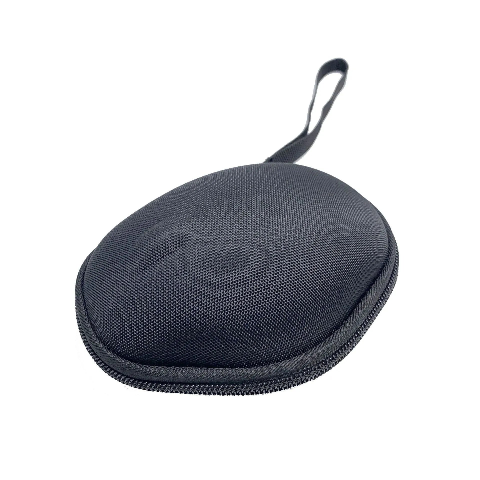 Black and grey Logitech M720 mouse protective case with shockproof nylon exterior and EVA interior