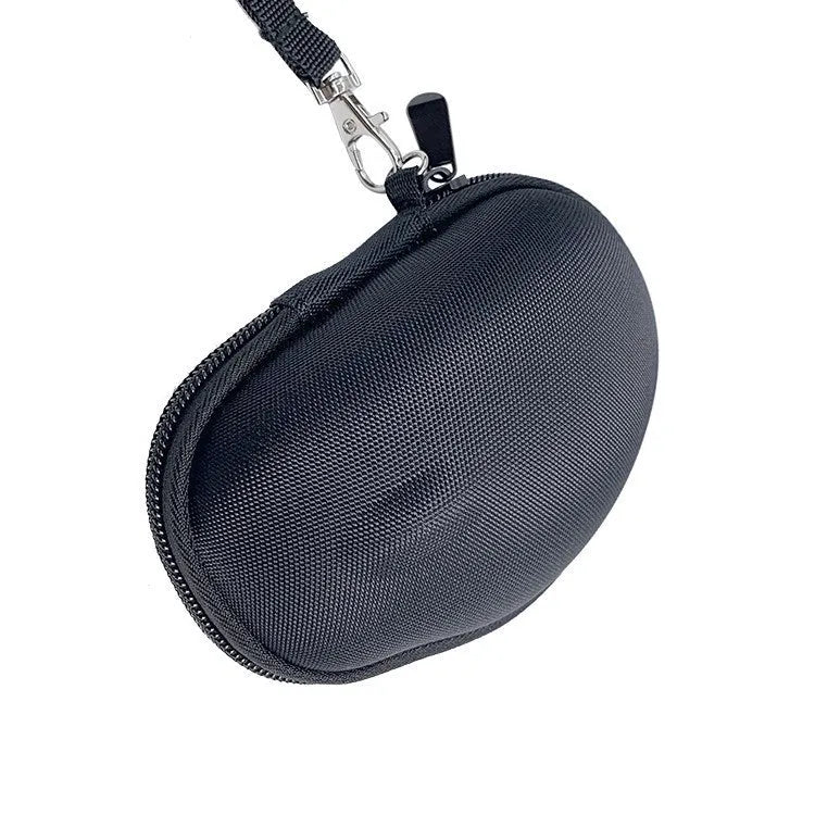 Black and grey Logitech M720 mouse protective case with shockproof nylon exterior and EVA interior