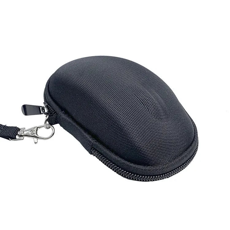 Black and grey Logitech M720 mouse protective case with shockproof nylon exterior and EVA interior