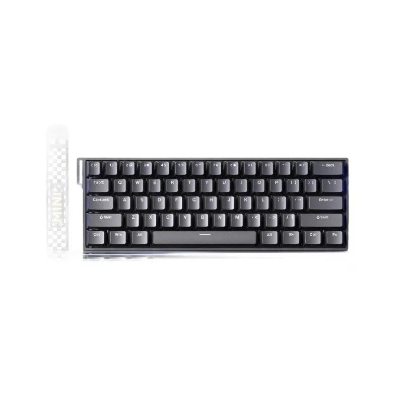 Magnetic axis keyboard with RGB lighting showing side-engraved design and gradient colour options