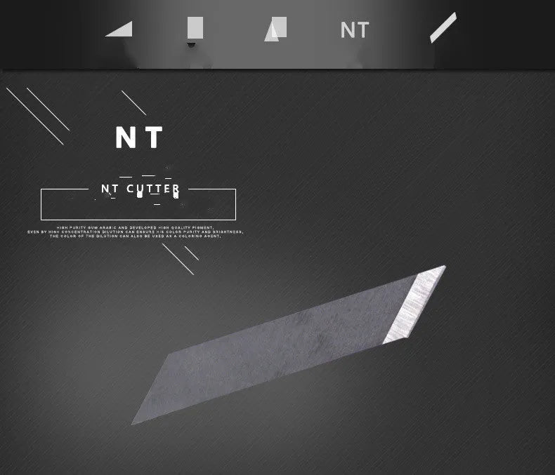 Two packs of NT Japan replacement blades: BDC-200P 30-degree and BDA-200P 45-degree, 40 pieces each.