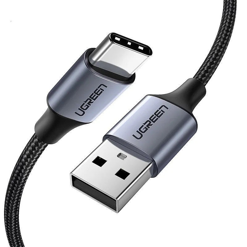 Ugreen nylon braided USB Type-C to USB-A fast charging cable in multiple length options.