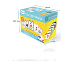 Box set of 220 high-frequency word flash cards and five phonics workbooks for early learning.