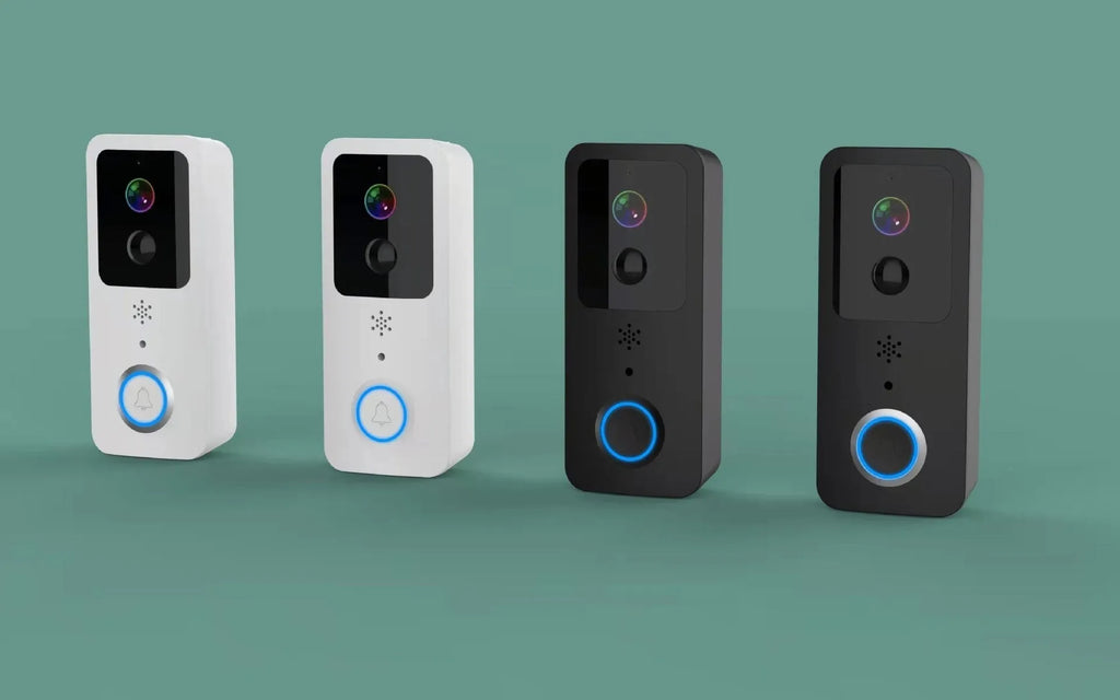 Waterproof smart home visual doorbell with HD remote intercom and APP notifications for security