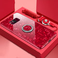 Tempered glass and TPU hybrid phone case for Samsung S8 and S9 in solid colour options