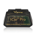 Vgate iCar Pro V2.2 OBDII Bluetooth adapter in black for Android and iOS diagnostics