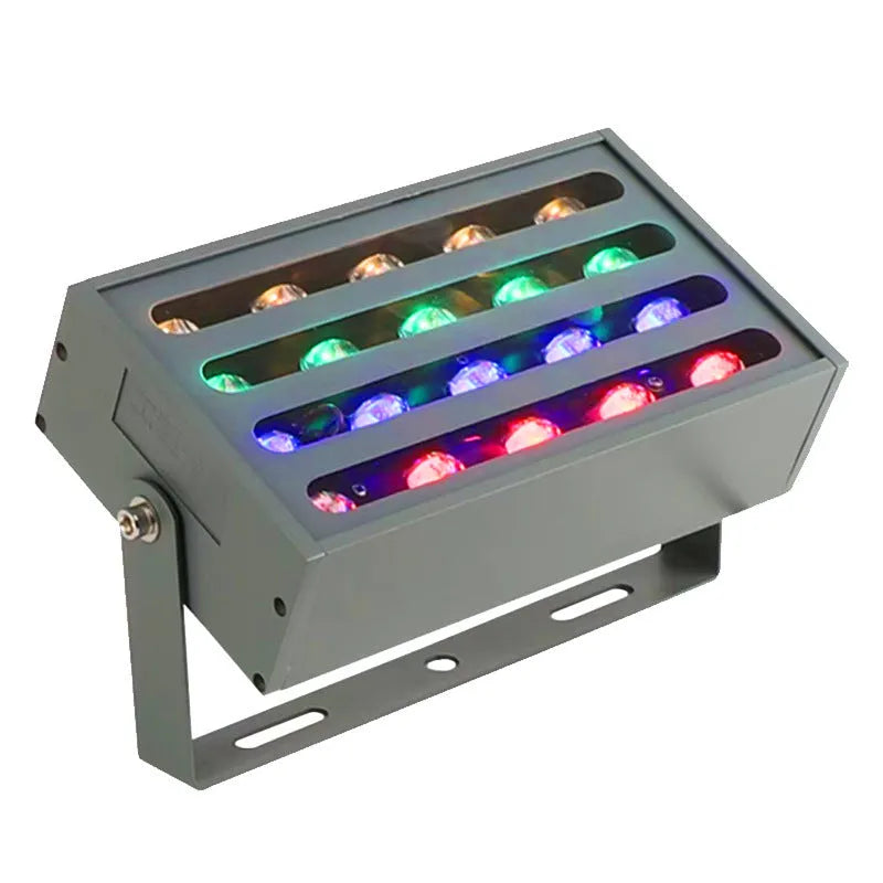 Outdoor LED rainbow tree lamp with aluminium alloy shell for landscape colour projection lighting