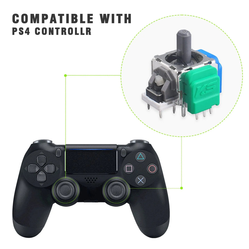 Hall electromagnetic joystick module for PS5 PS4 XBOX Switch controller replacement with 2.5cm cap
