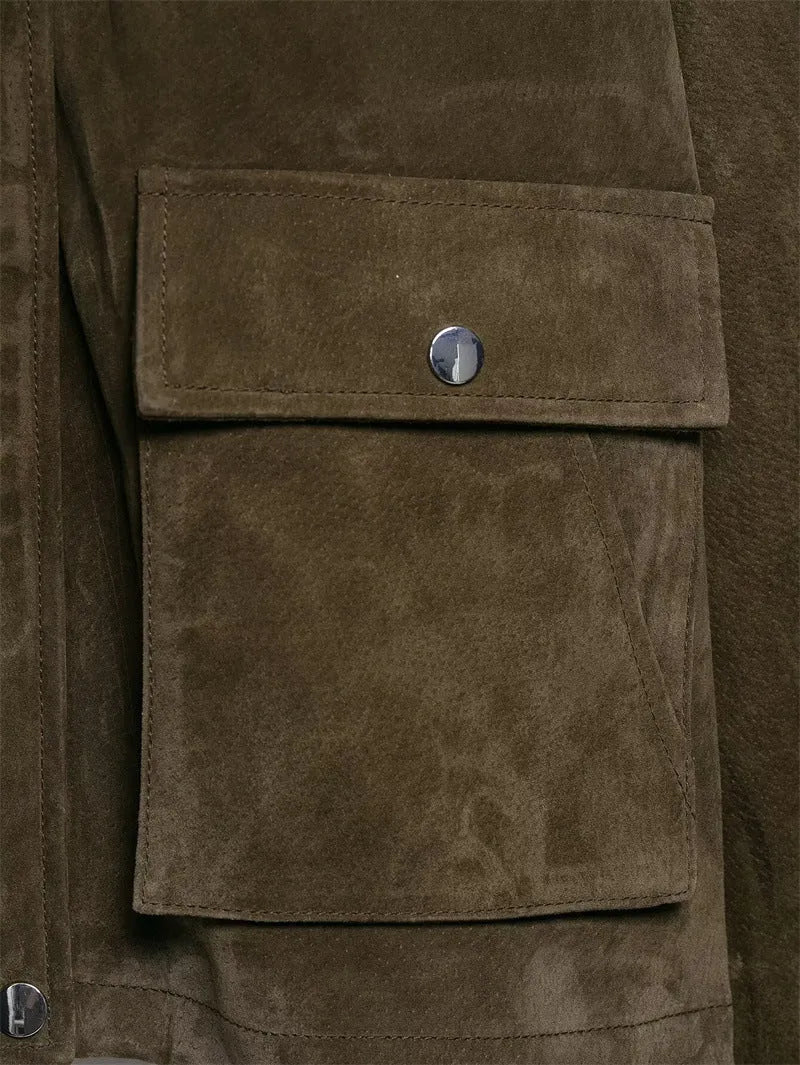 Women's PU jacket coat in medium thickness with Japanese Korean casual style, regular fit, sizes XS to L
