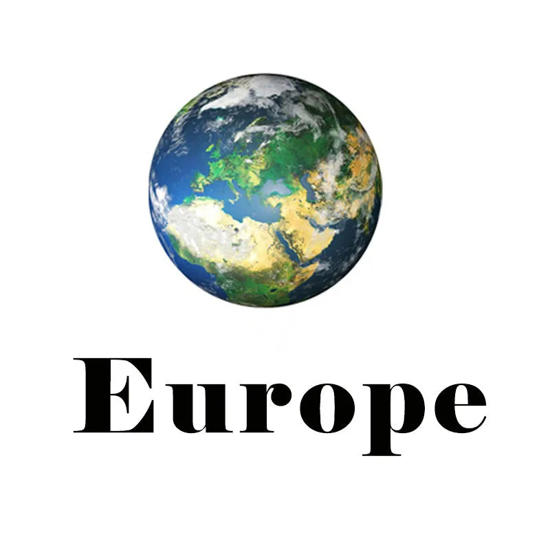 Glow in the dark 3D Earth wall sticker with self-adhesive backing, showing luminous effect in darkness