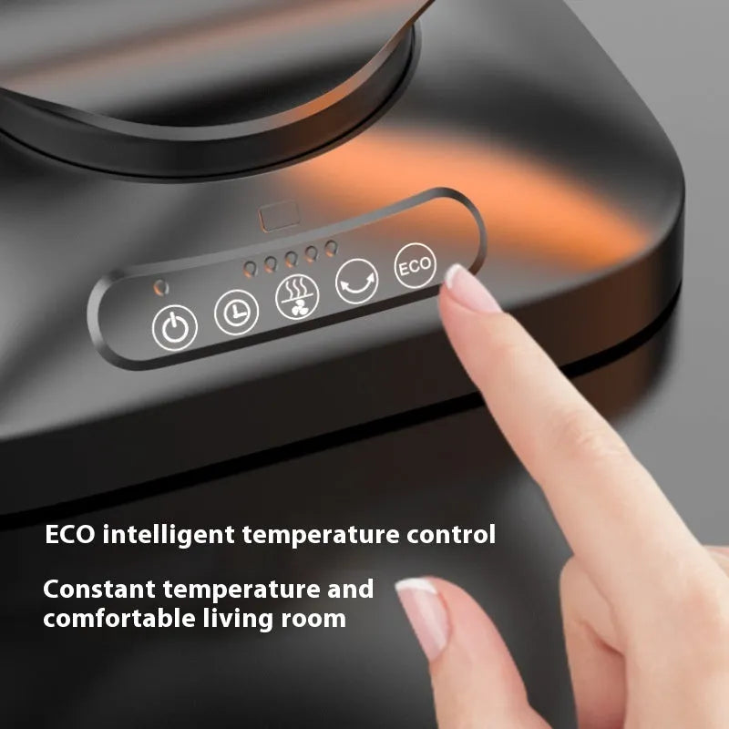 2000W PTC ceramic electric heater, 210 x 156 x 485mm, black or white, touch control and oscillating air supply