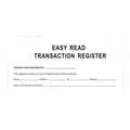 54K paper deposit journal for bank checking account records, single paper journal for handwritten deposits