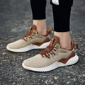 Adult breathable running shoes in multiple colours with mesh upper and front strap