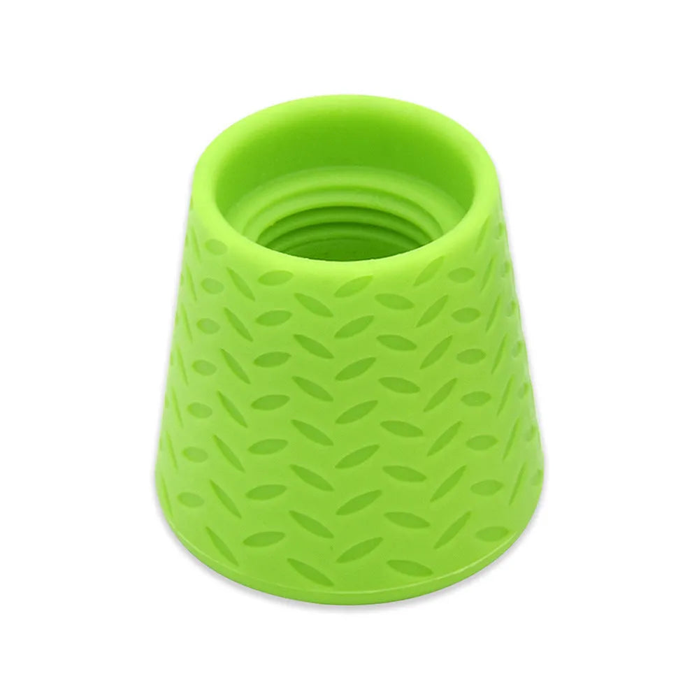 Silicone pet shower head in orange, blue, or green with rain function for dog and cat bathing