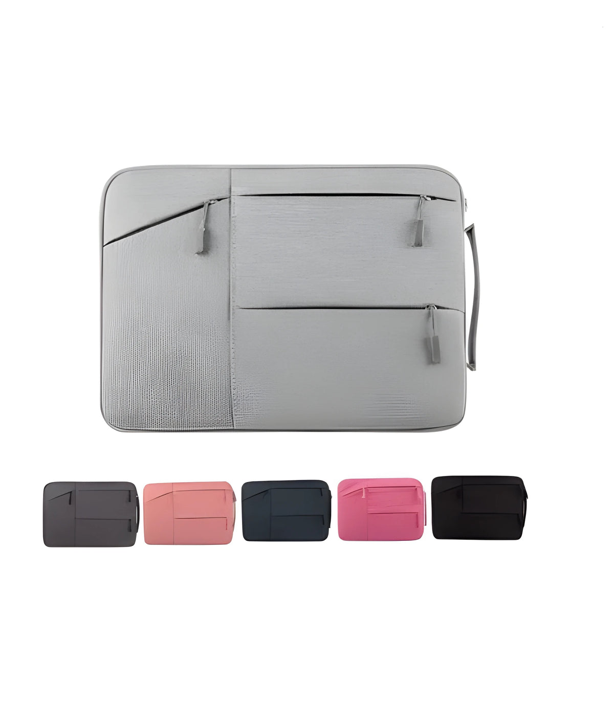 15 inch laptop sleeve compatible with Apple and Xiaomi, PE pearl cotton shockproof bag with double zipper and front pockets