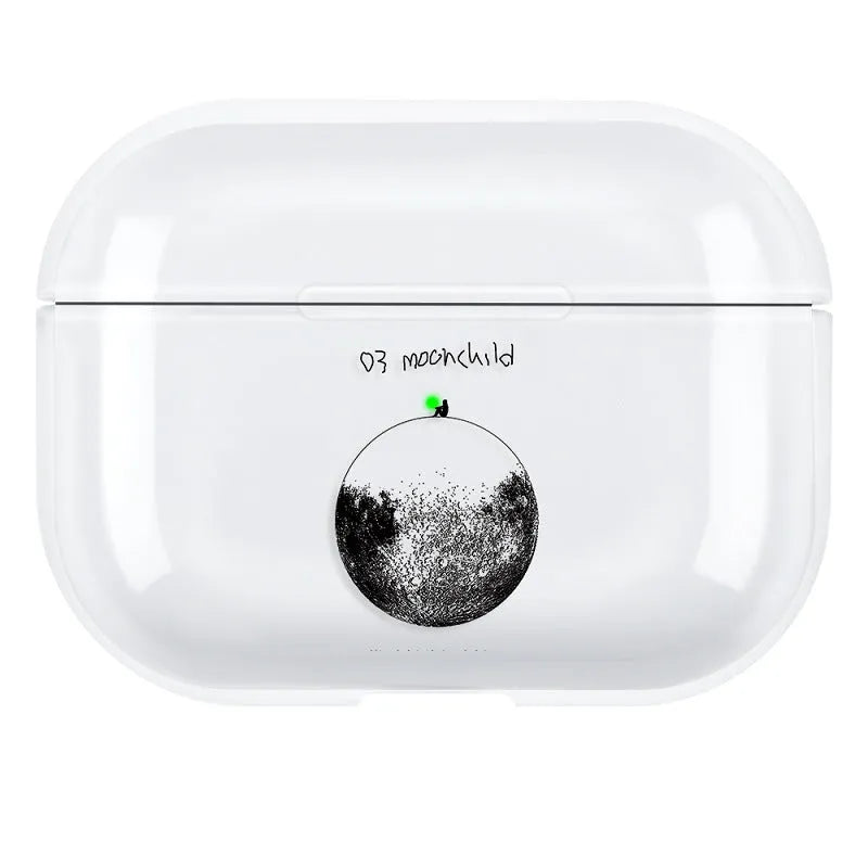 AirPods Pro 3 hard PC protective shell back cover case in a solid colour.
