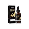 Bottle of dietary supplement liquid drops with a separate measured dropper for dosage.
