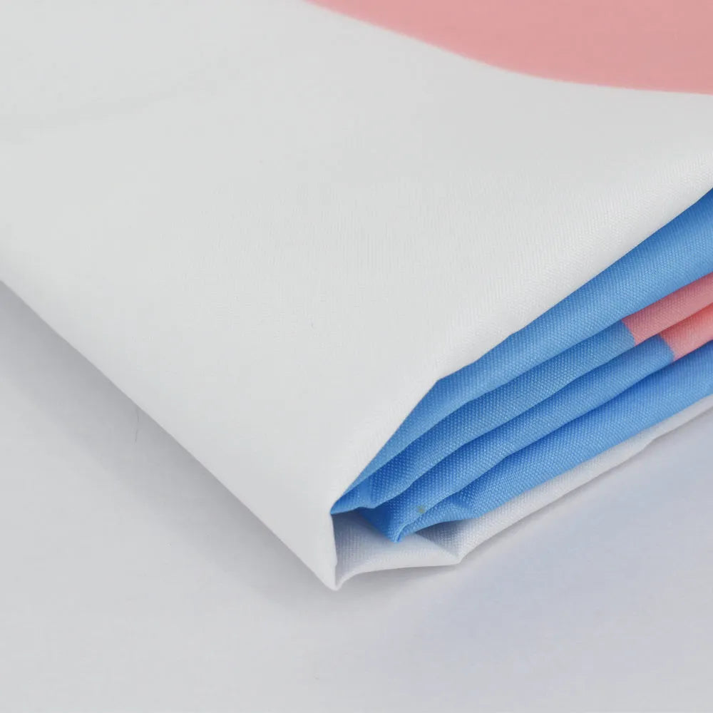 Transgender rainbow flag, 90x150 cm polyester Pride flag for events and wall display