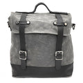 Thick waterproof canvas motorcycle side bag with large storage capacity