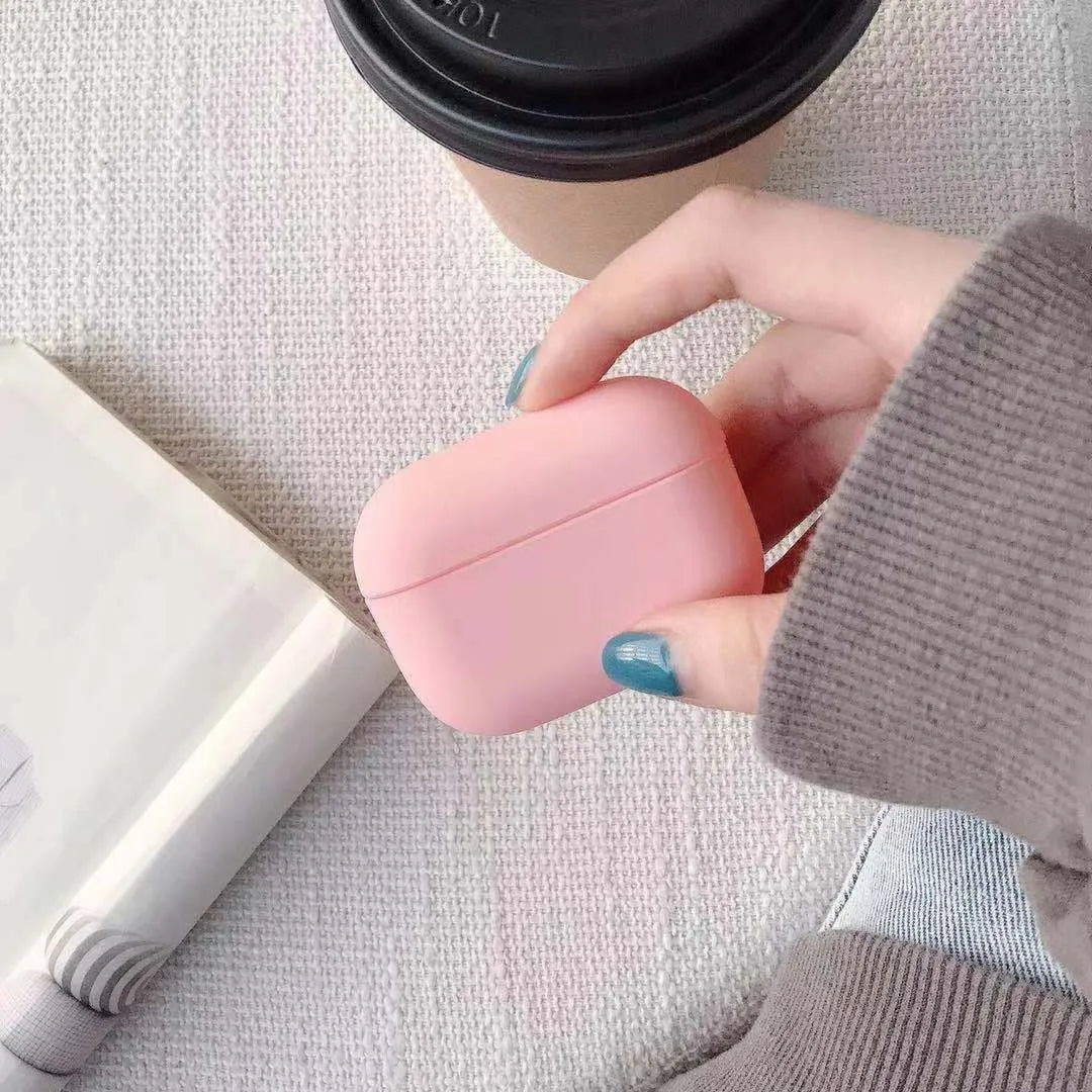 AirPods Pro protective case in multiple colours showing durable plastic construction