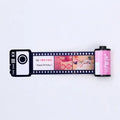 Memory colour film album in wooden box with tote bag and gifts for photo storage