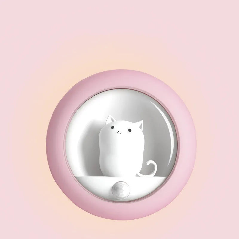 Colour-changing sleep lamp with projection feature for nursery bedside and corridor lighting