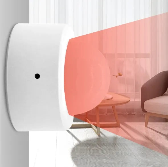 White ZigBee wireless infrared body sensor for smart home motion detection