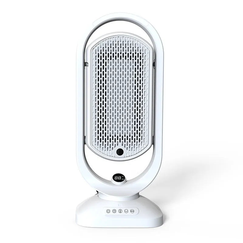 2000W PTC ceramic electric heater, 210 x 156 x 485mm, black or white, touch control and oscillating air supply