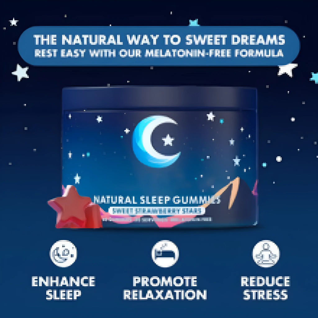 60 melatonin gummy capsules in sealed container for room temperature storage
