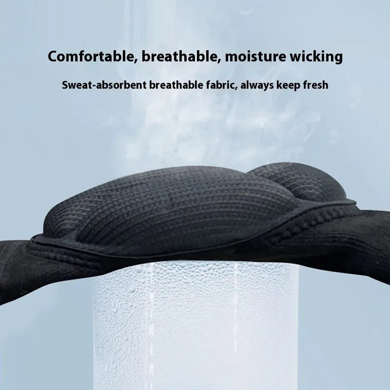 Black and blue polyester kneepads with thick sponge for knee protection in sports