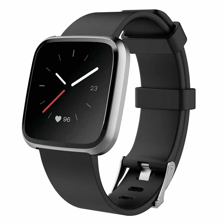 Fitbit Versa Lite replacement wrist strap in selected colour, showing TPE material and quick-release mechanism