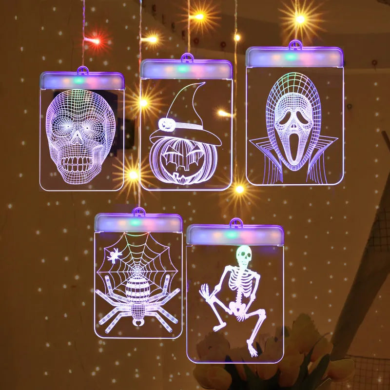 Halloween decoration LED icicle light with acrylic shell, USB power, white colour