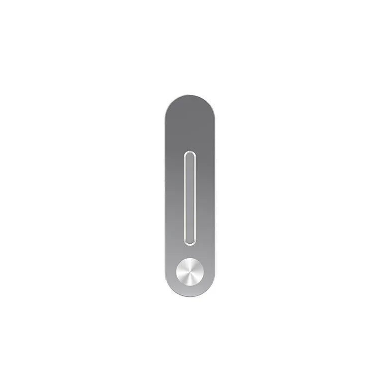Silver folding computer stand in aluminium alloy with silicone points for laptops under 16 inches
