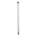 WK128 metal touchscreen stylus pen with dual rubber tips in various colour options