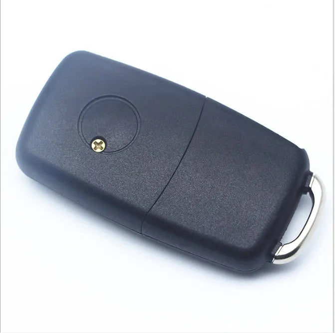 Black 3-button car key secret shell compartment box with included parts, key not included