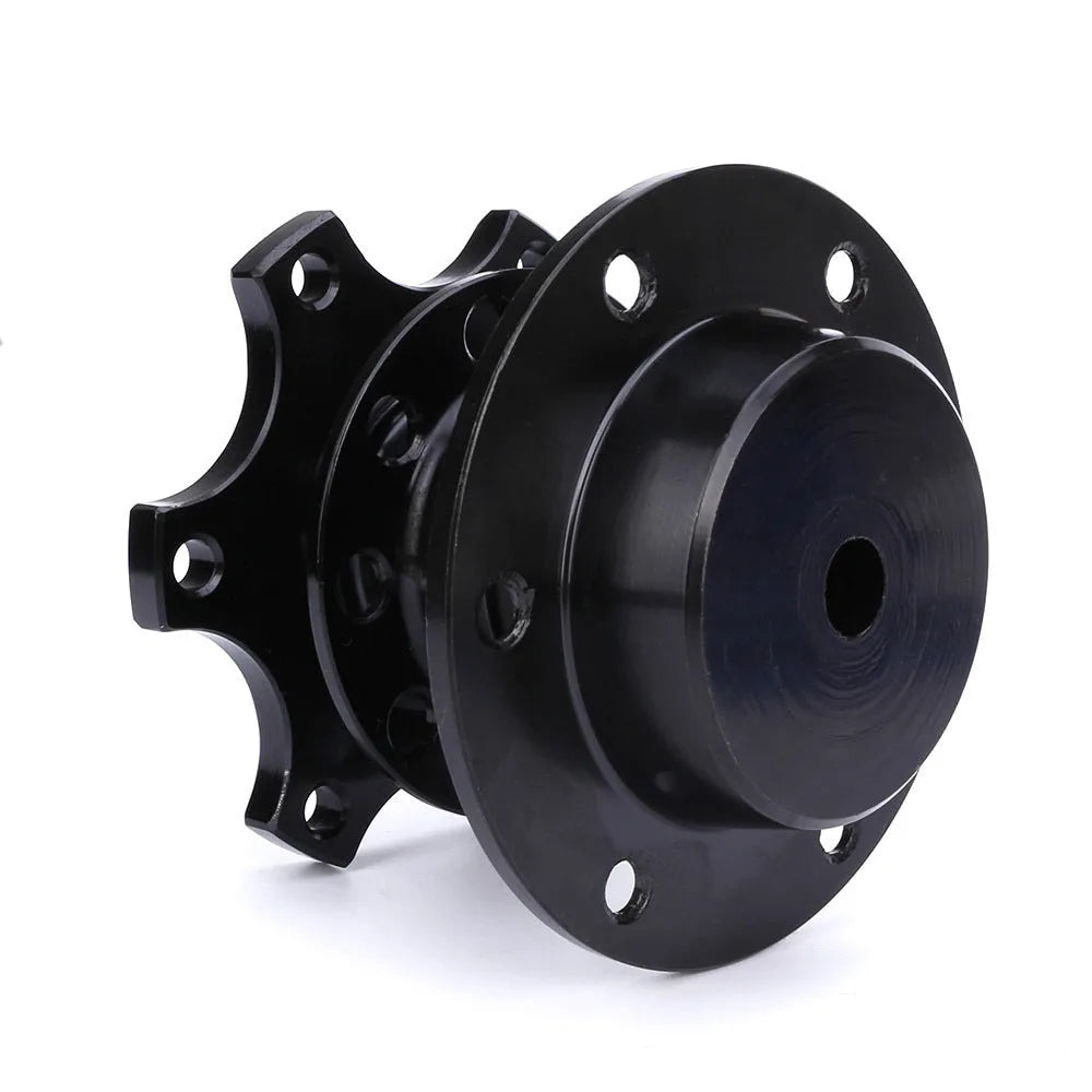 Car steering wheel quick release adapter in aluminium alloy with universal fitment