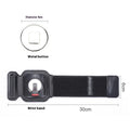 Black mobile phone wrist strap and armband holder for takeaway driving and sports activities