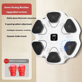 Smart music boxing machine wall target with electronic reaction system and hanging design for home fitness training