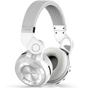 Black and white Blue String T2 Smart Edition 4.1 folding Bluetooth over-ear headset.