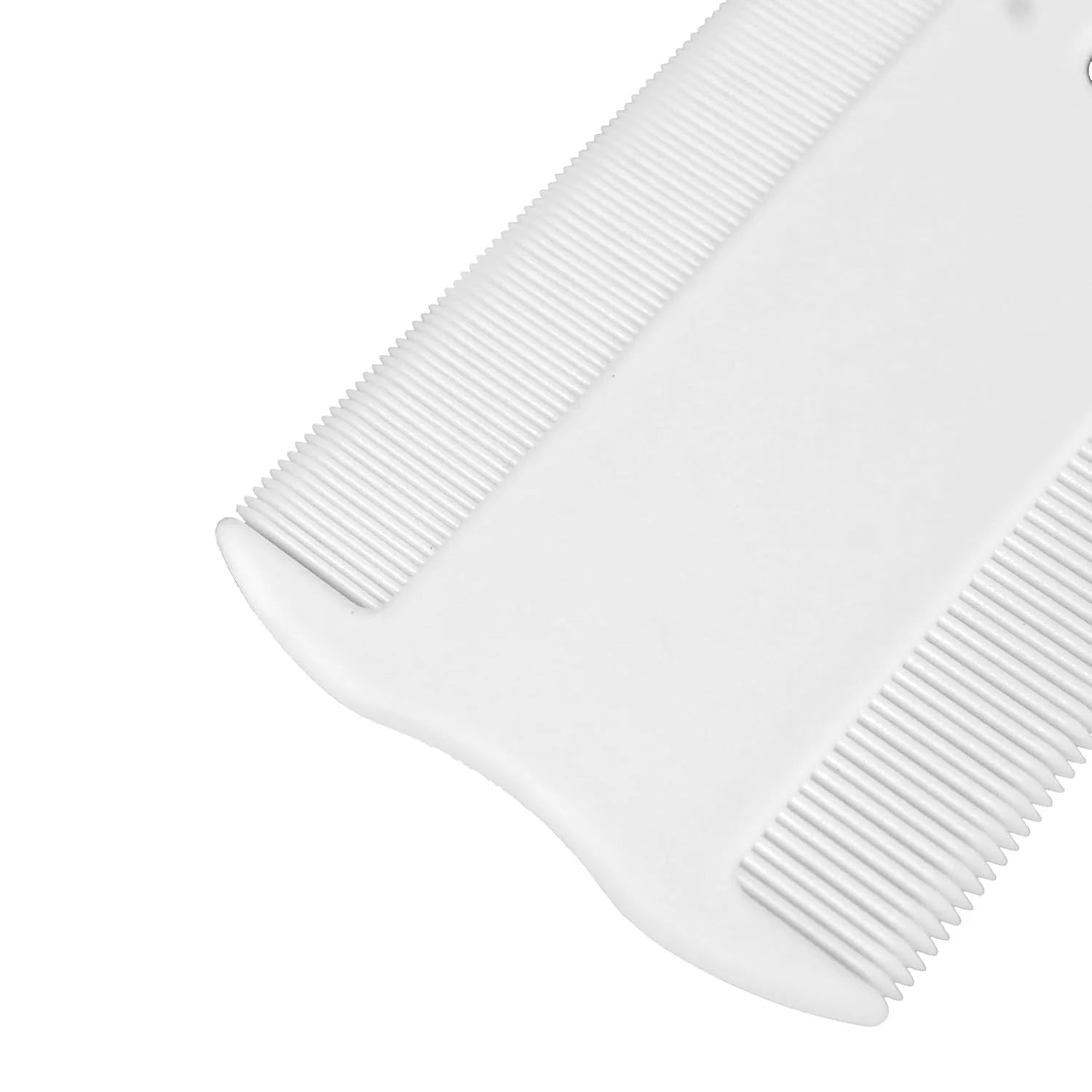 Double-sided flea comb for pets with dense teeth, measuring 0.85cm wide and 5cm long