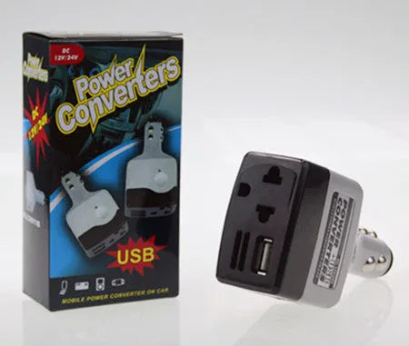 Car cigarette lighter charger with USB port for mobile phone charging
