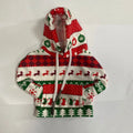 Christmas-themed cotton handbrake cover on vehicle gear lever